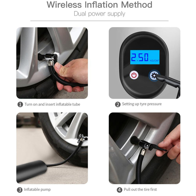 Inflatable  Car Wireless Pump - gebgetlabco