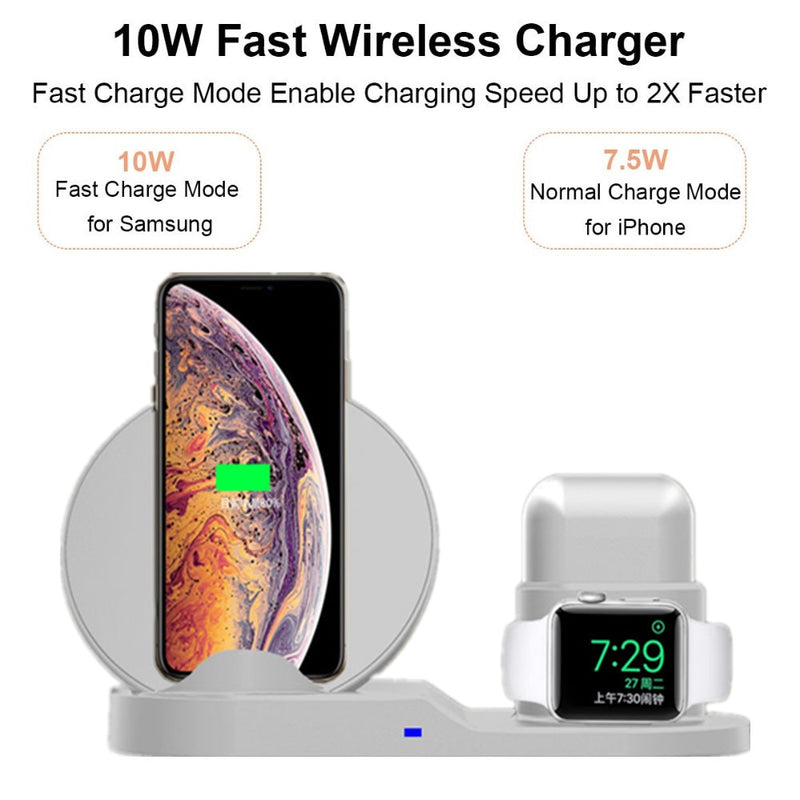 3 in 1 Fast Wireless Charger - gebgetlabco